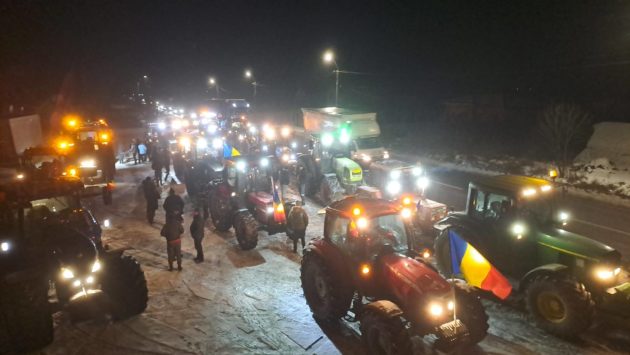 Protest spontan al fermierilor din județele Moldovei. Traficul rutier în zona Hanul Ancuței, perturbat