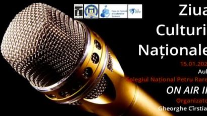 ON AIR III, poezie, lectură performativă și teatru de Ziua Culturii Naționale la Suceava. Gheorghe Cîrstian, coordonator Casa de Poezie Light of ink, în matinal cu Adina Șuhan