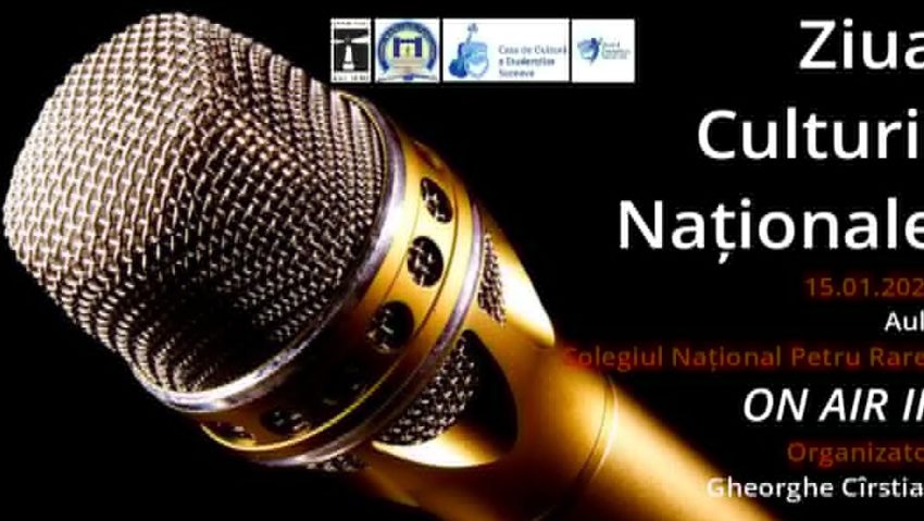 ON AIR III, poezie, lectură performativă și teatru de Ziua Culturii Naționale la Suceava. Gheorghe Cîrstian, coordonator Casa de Poezie Light of ink, în matinal cu Adina Șuhan