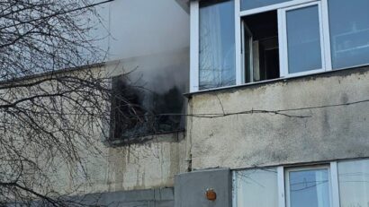 Vaslui: Explozie urmată de un incendiu într-un apartament din municipiul Bârlad