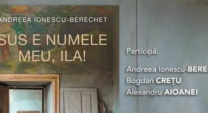 „SUS E NUMELE MEU, ILA!” Scenarista Andreea Ionescu-Berechet își lansează astăzi, la Iași, primul roman 