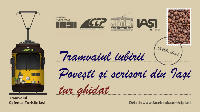 (AUDIO) Trei curse speciale pentru îndrăgostiți, astăzi, la Iași