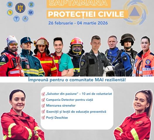 (AUDIO) „Săptămâna Protecției Civile” – program și activități în județul Iași