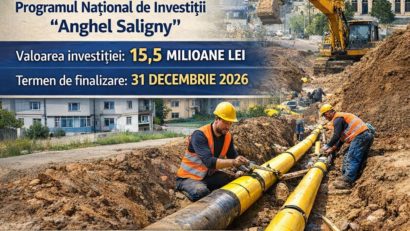 Botoșani: investiție de 15,5 milioane de lei pentru extinderea rețelei de gaze