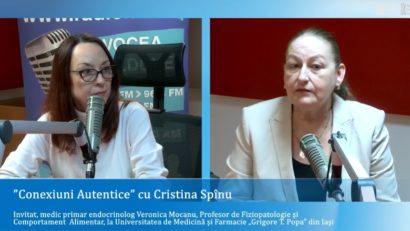 Conexiuni autentice cu Cristina Spînu – Invitat, Prof. Univ. Dr. Veronica Mocanu, Profesor de Fiziopatologie și Comportament Alimentar