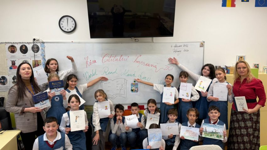 #StareaEducației (REPORTAJ) Ziua Internațională a Cititului Împreună, celebrată cu entuziasm la Școala „Varlaam Mitropolitul” din Iași