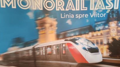 Iași: a fost prezentat proiectul trenului suspendat