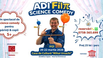 SCIENCE COMEDY SHOW cu Adi Filpişan. Bună Dimineața cu Adina Șuhan