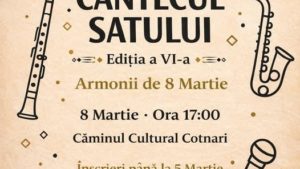 „Cântecul Satului” la Cotnari, de Ziua Femeii! Bună Dimineața cu Adina Șuhan