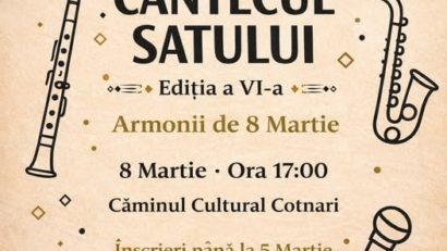 „Cântecul Satului” la Cotnari, de Ziua Femeii! Bună Dimineața cu Adina Șuhan