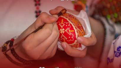 Centrul Județean pentru Conservarea și Promovarea Culturii Tradiționale din Botoșani: Ateliere de „Încondeiat Ouă” (20-31 martie 2026)