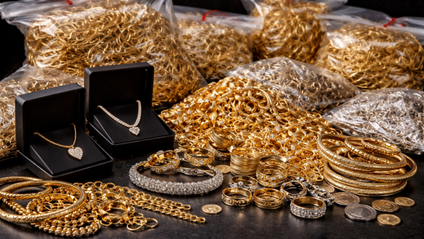 ANAF Antifraudă a confiscat peste 32 kg de bijuterii de aur şi argint, în valoare de 12 milioane lei