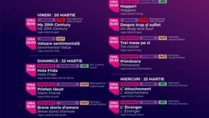 Programul săptămânal al proiecțiilor de la Cinema Ateneu Iași pentru perioada 20 – 26 martie 2026