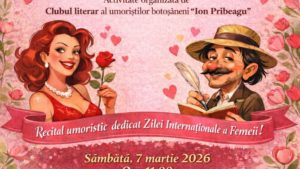 ‘Eternul feminin’ – între emoţie şi umor, sâmbătă, 7 martie, la Biblioteca Judeţeană Botoșani