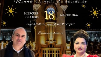 Complexul Muzeal Național „Moldova” Iași: Concert de muzică clasică – „Cântecul meu de dor/ Minha Canção de Saudade”