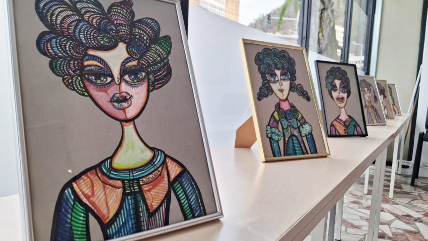 Expoziția de pictură intitulată ”I belong to you, you belong to me” a artistului Laurențiu Dimișcă