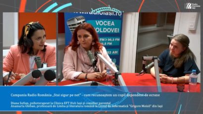 #StareaEducației: Campania STAI SIGUR PE NET – ”Cum recunoaștem un copil dependent de ecrane?”. Diana Sofian, psihoterapeut: ”Când copilul refuză sistematic orice altă activitate și preferă să se refugieze în ecran, este un semnal de alarmă. Interdicția este metoda cea mai fragilă de prevenție a consumului de ecrane. Îți vine natural să o faci, dar ea are efecte pe termen foarte scurt.”