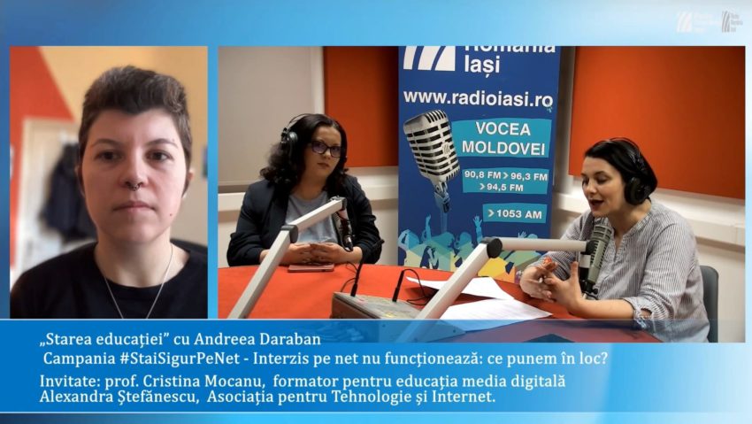 #StareaEducației:(INTERVIU) Campania #StaiSigurPeNet – De ce ”interzis” pe net nu funcționează. Cristina Mocanu, formator pentru educație media digitală: ”Media și tehnologia sunt omniprezente, iar încercarea de a le interzice este nerealistă și chiar contraproductivă, deoarece ceea ce este interzis devine mai atractiv pentru copii și adolescenți.”