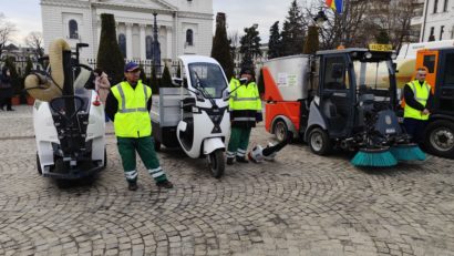 (AUDIO) Curățenie pe bulevarde și în cartierele Iașiului
