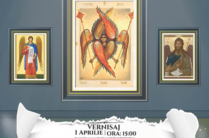 Iași, 1 aprilie, 15:00, Radio Iași vă invită la Vernisajul expoziției  „ÎNGERI ȘI CULOARE”