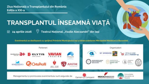 (AUDIO) Premieră la Iași: Primul transplant de cord, anunțat de Ziua Națională a Transplantului