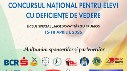 (AUDIO) Liceul Special „Moldova” din Târgu Frumos găzduiește etapa națională a Concursului pentru elevi cu deficiențe de vedere