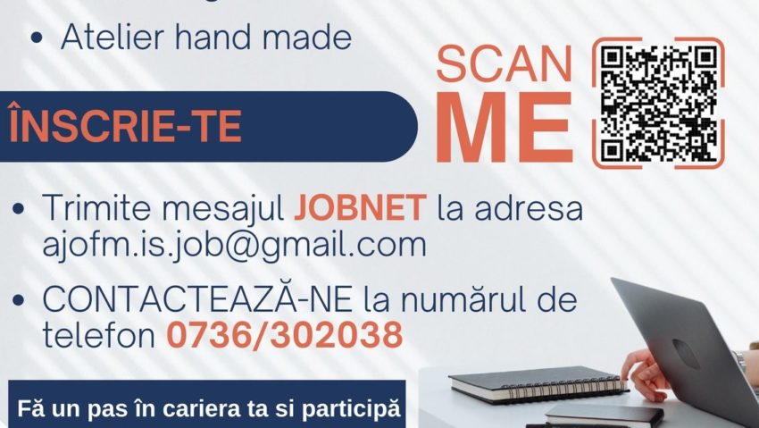 (AUDIO) AJOFM Iași sprijină 1.600 de tineri NEET, prin cursuri gratuite și consiliere. Aceștia primesc și stimulente financiare pentru integrarea pe piața muncii