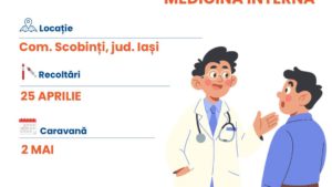 #FărăDiabet: caravană medicală în comuna Scobinți, jud. Iași. Bună Dimineața cu Adina Șuhan