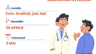 #FărăDiabet: caravană medicală în comuna Scobinți, jud. Iași. Bună Dimineața cu Adina Șuhan