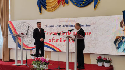 Primăria Iași: Ceremonia de onoare a familiei Ghica