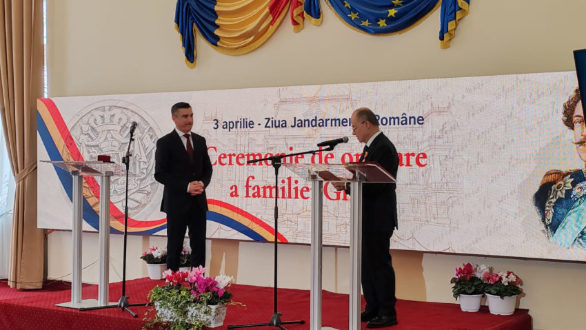 Primăria Iași: Ceremonia de onoare a familiei Ghica