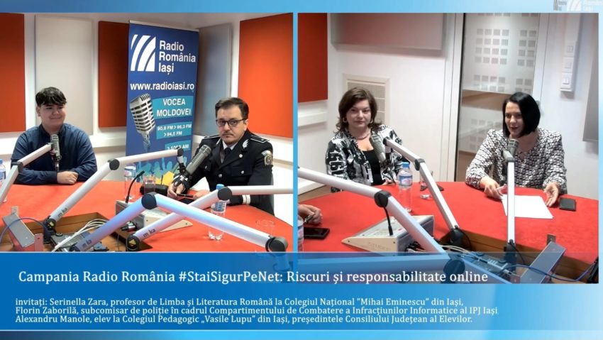 #StareaEducației – Campania Radio România #StaiSigurPeNet: Riscuri și responsabilitate online