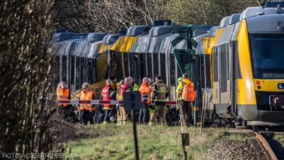 Doi români, implicaţi în accidentul feroviar din Danemarca
