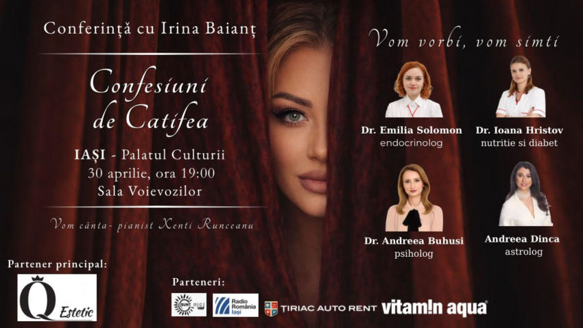 „Confesiuni de Catifea” ajunge la Iași – o conferință despre ceea ce nu se vede într-o femeie