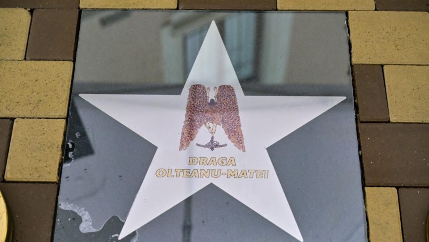 Neamţ: O stea în memoria actriţei Draga Olteanu Matei a fost dezvelită pe Aleea Personalităţilor din Piatra-Neamţ