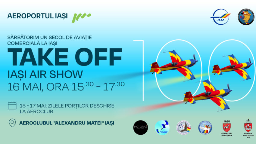 (AUDIO) Aeroclubul României organizează la Iași un show aviatic aniversar
