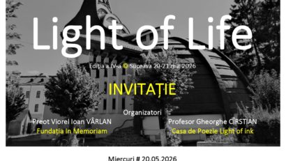 Suceava: Concursul Național de Poezie Religioasă Tânără Light of Life