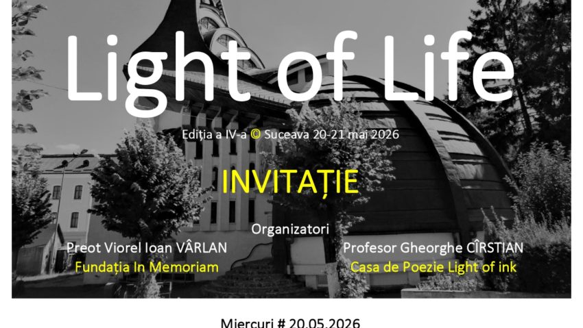Suceava: Concursul Național de Poezie Religioasă Tânără Light of Life