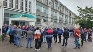 (AUDIO) Protest spontan la Termo-Service Iași