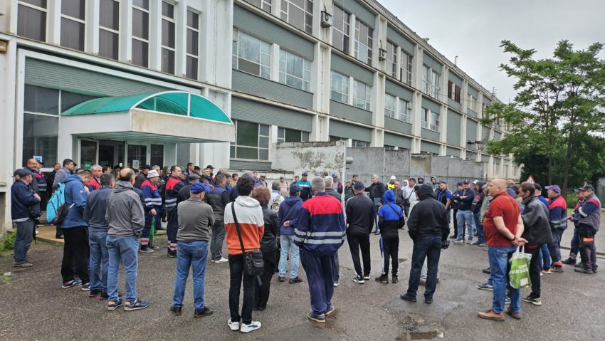 (AUDIO) Protest spontan la Termo-Service Iași