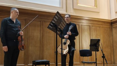 6 mai: Violonistul Vlad Hrubaru și chitaristul Dan Arhire, în cel de al 3-lea concert din Festivalul Internațional al Muzicii de Cameră, organizat de Filarmonica Moldova din Iași