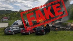 Neamţ: ISU neagă informaţiile despre prăbuşirea unui avion şi precizează că fotografiile apărute sunt false