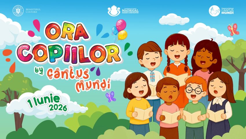De Ziua Copilului, peste 17.000 de copii cântă la Ora Copiilor by Cantus Mundi în România și Republica Moldova