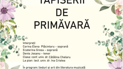 „Tapiserii de primăvară” – concert vocal de excepție la Muzeul „Mihail Kogălniceanu” –