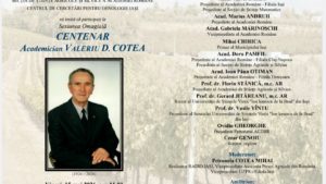 Academicianul Valeriu D. Cotea, omagiat la Iași la împlinirea centenarului nașterii