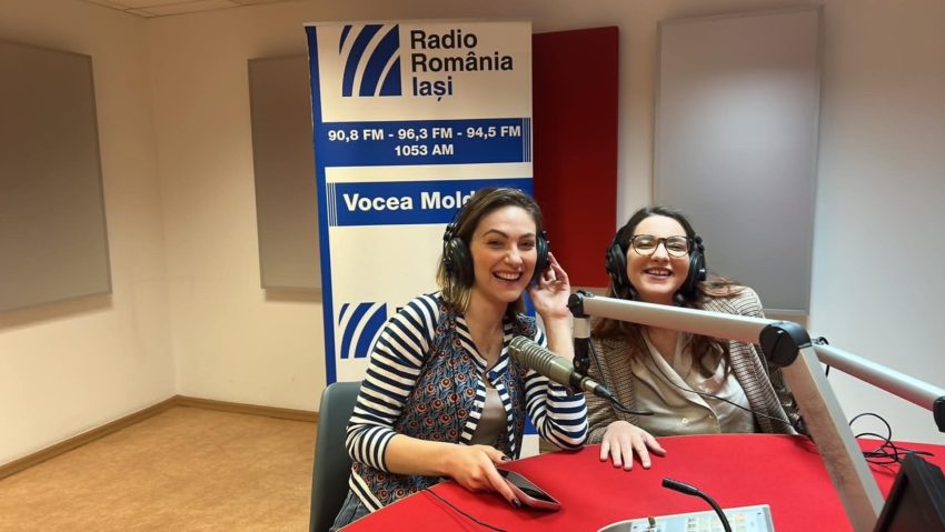Tatiana Grigore și Adelina Bălteanu, despre proiectele Evolvio Art la Radio România Iași