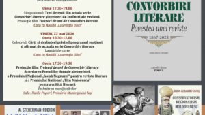 Iași: Zilele Revistei Convorbiri literare (21 – 23 mai 2026)