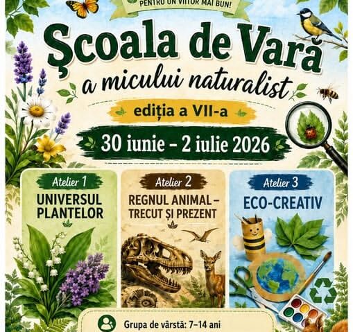 Școala de vară a micului naturalist de la Bacău a ajuns la a VII-a ediție. Gabriela Gurău, managerul muzeului, în Bună Dimineața cu Adina Șuhan