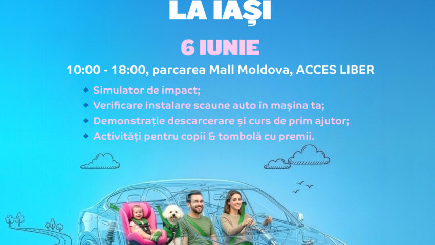 Zilele Siguranței Rutiere la Iași, un eveniment Parentis organizat împreună cu ISU Iași