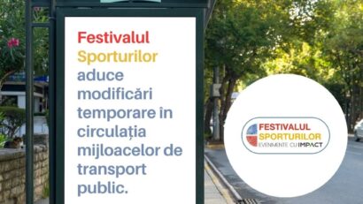 Festivalul Sporturilor aduce modificări temporare în circulația mijloacelor de transport public din mun. Iași